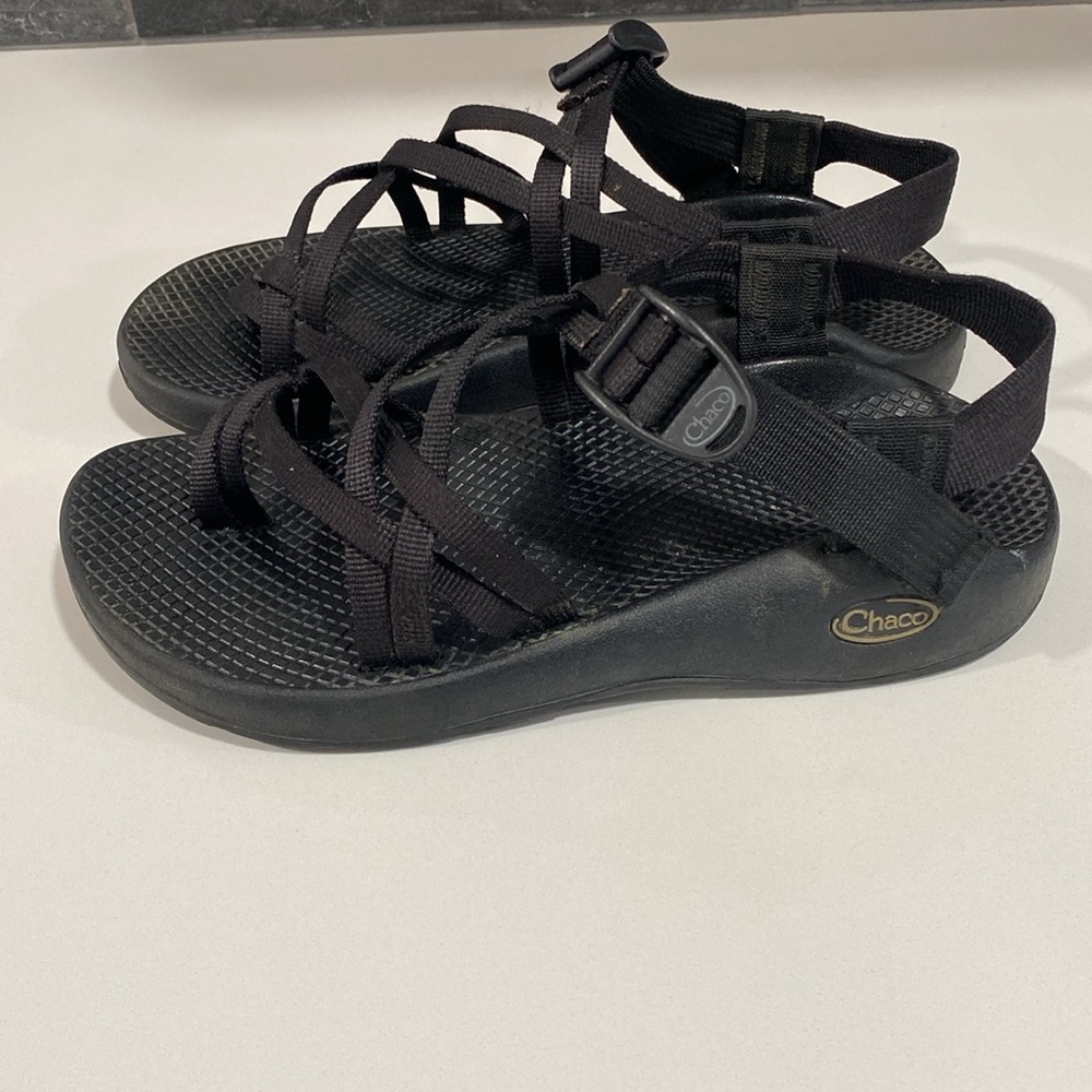 Chaco ZX/2 Black Strappy Sandals Women's Size 7 Sport Hiking Comfort Outdoor - Picture 5 of 11